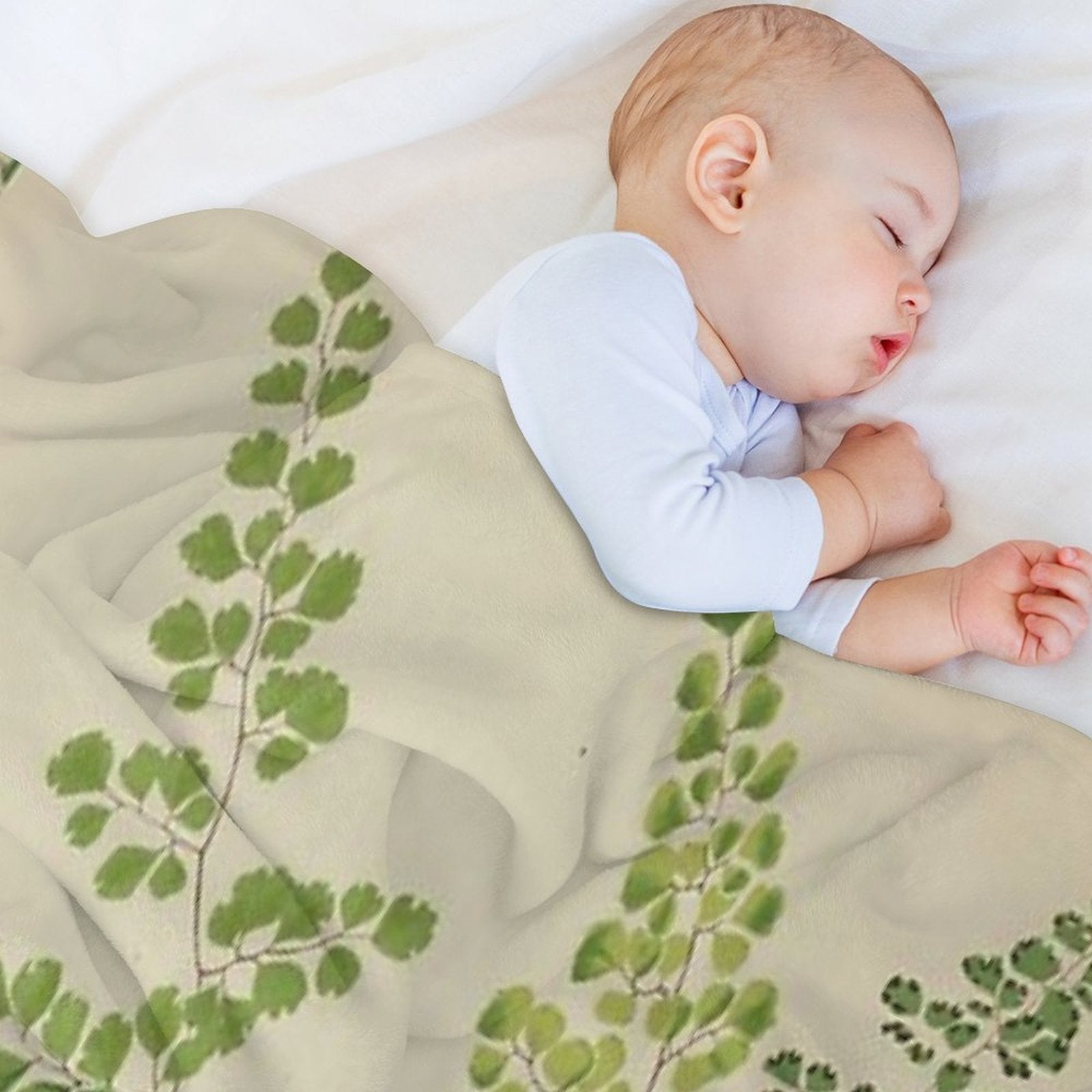 Maidenhair Ferns Quick-dry Throw Blanket