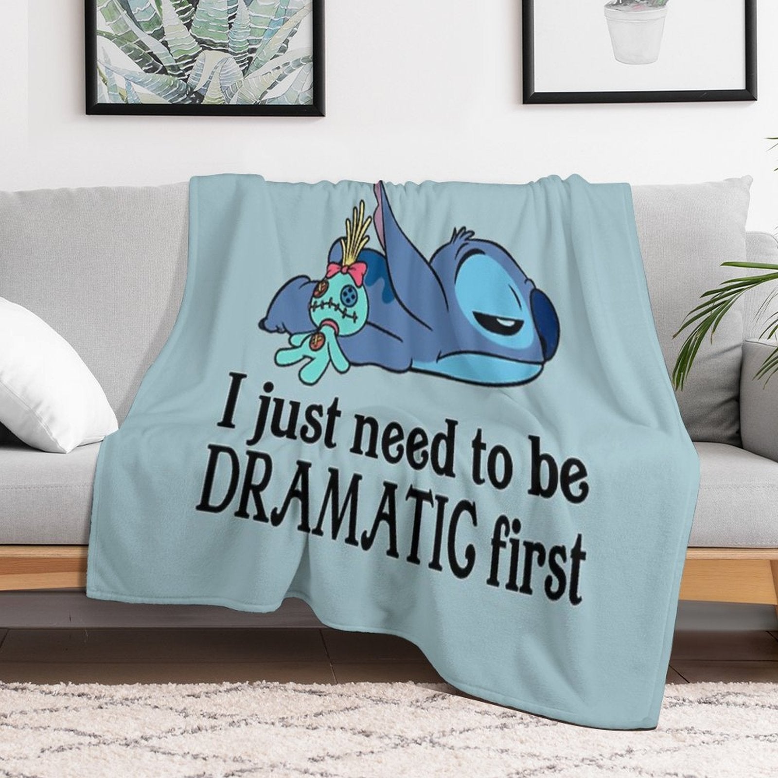 I'll Get Over It I Just Need To Be Dramatic First Multi-functional Throw Blanket