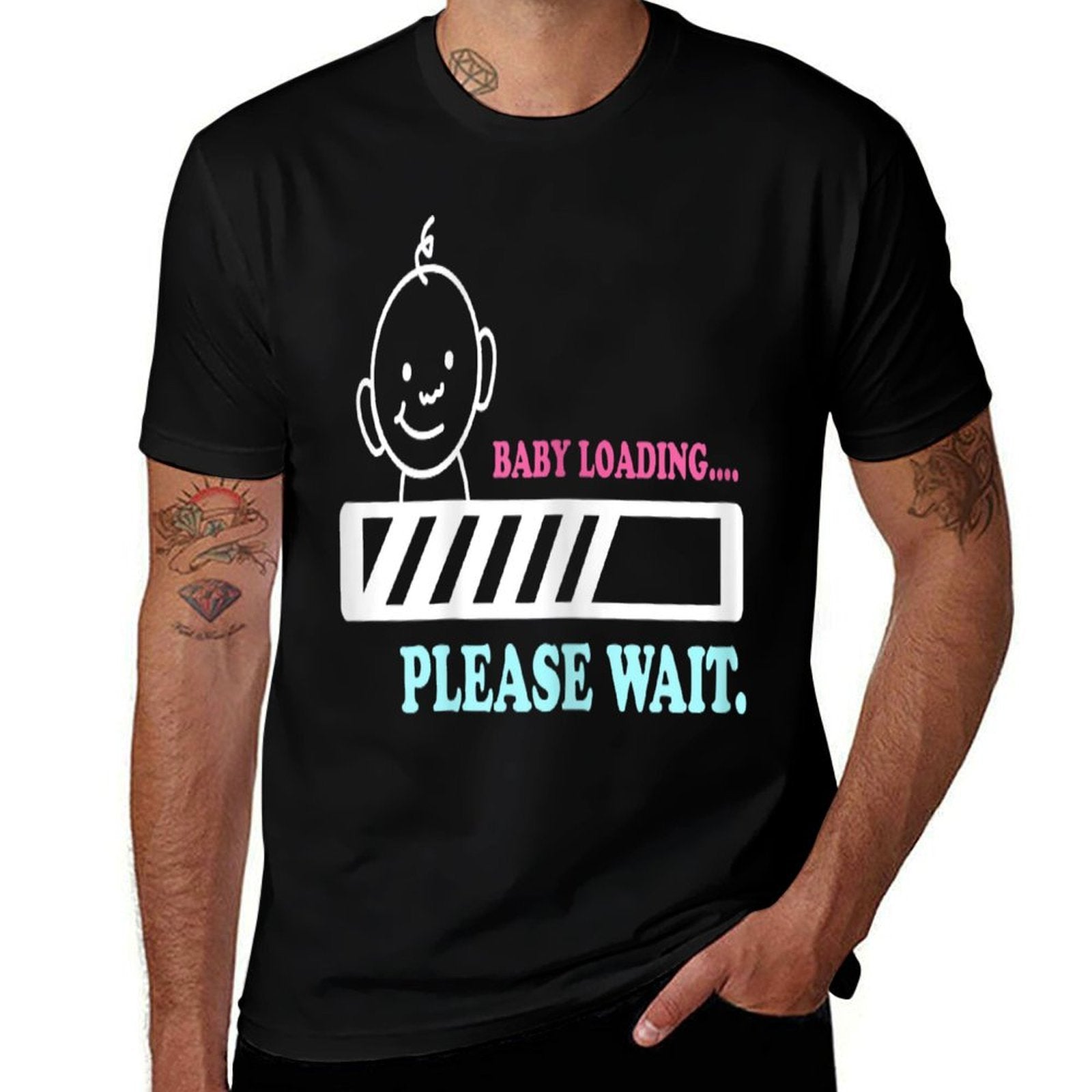 Baby Loading ... Please Wait - Cute Pregnancy Mommy T-shirt  Classic T-Shirt