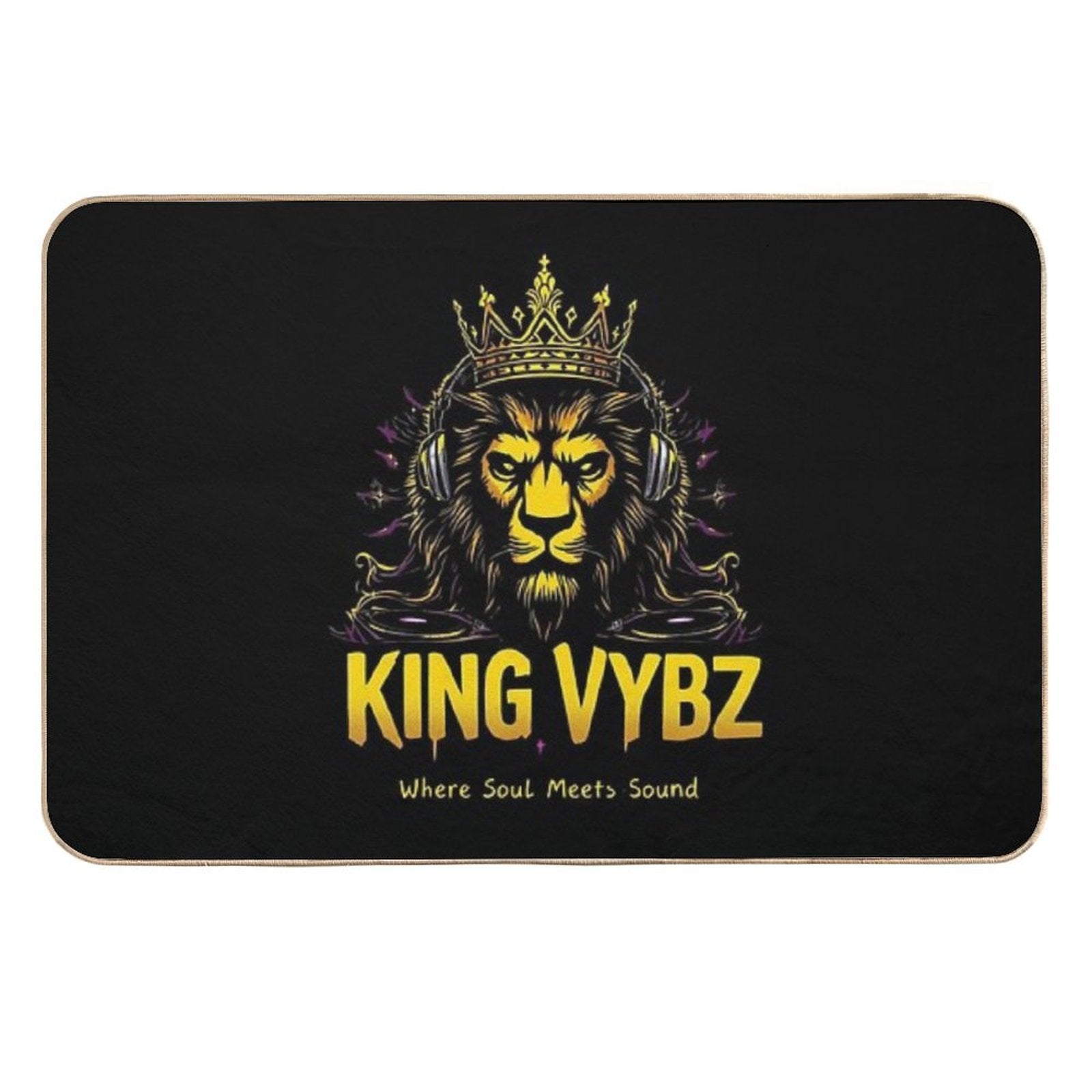 KING VYBZ Official Logo Durable Bath Mat