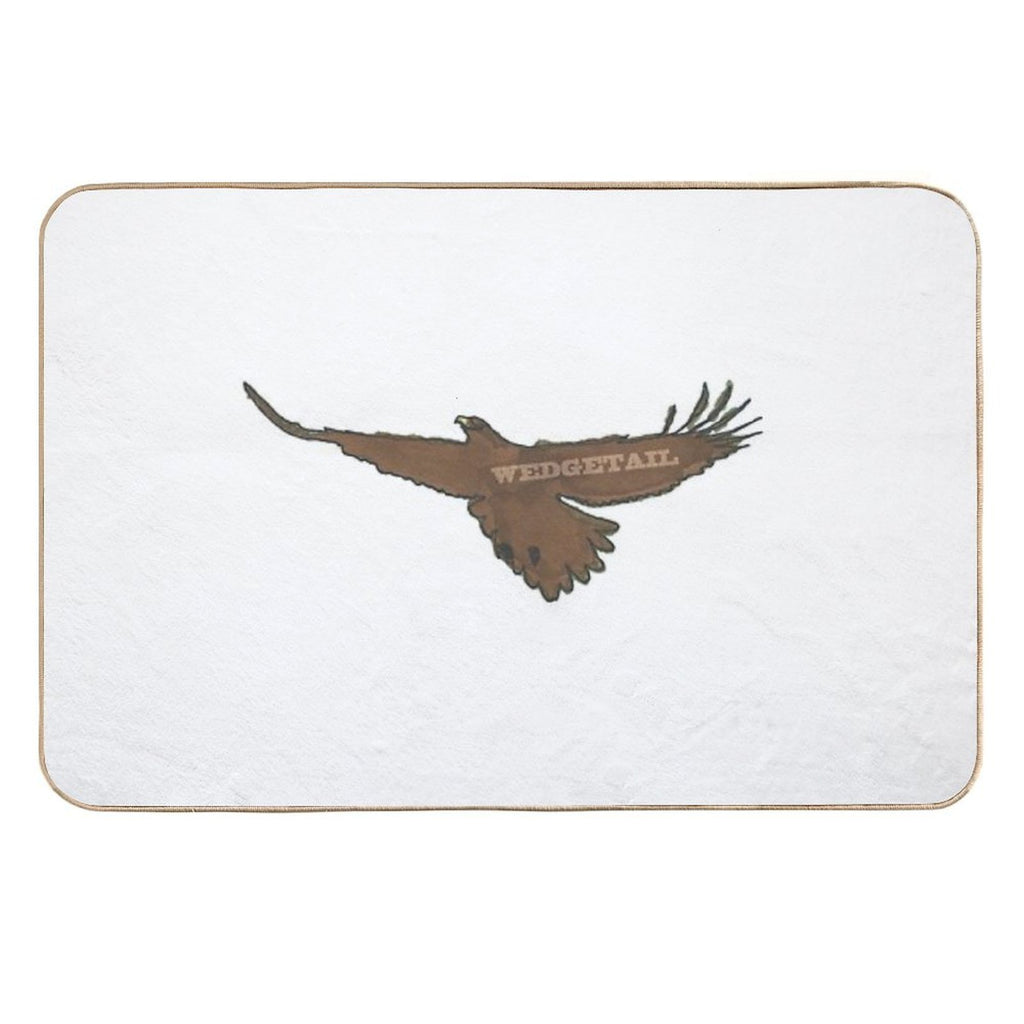 Wedge-Tailed Eagle Silhouette – Sky Ruler  Eco-Friendly Bath Mat