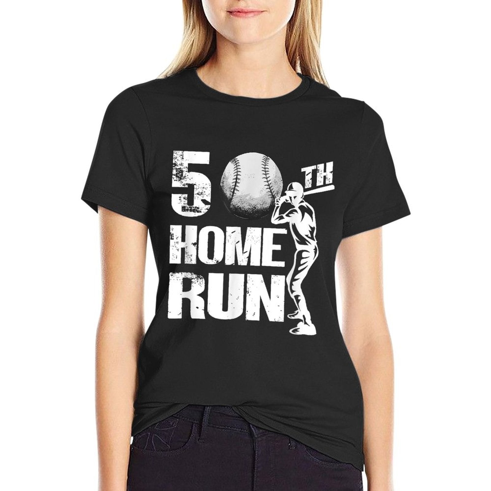 50 Years Old Vintage Baseball 50th Birthday  Lightweight T-Shirt