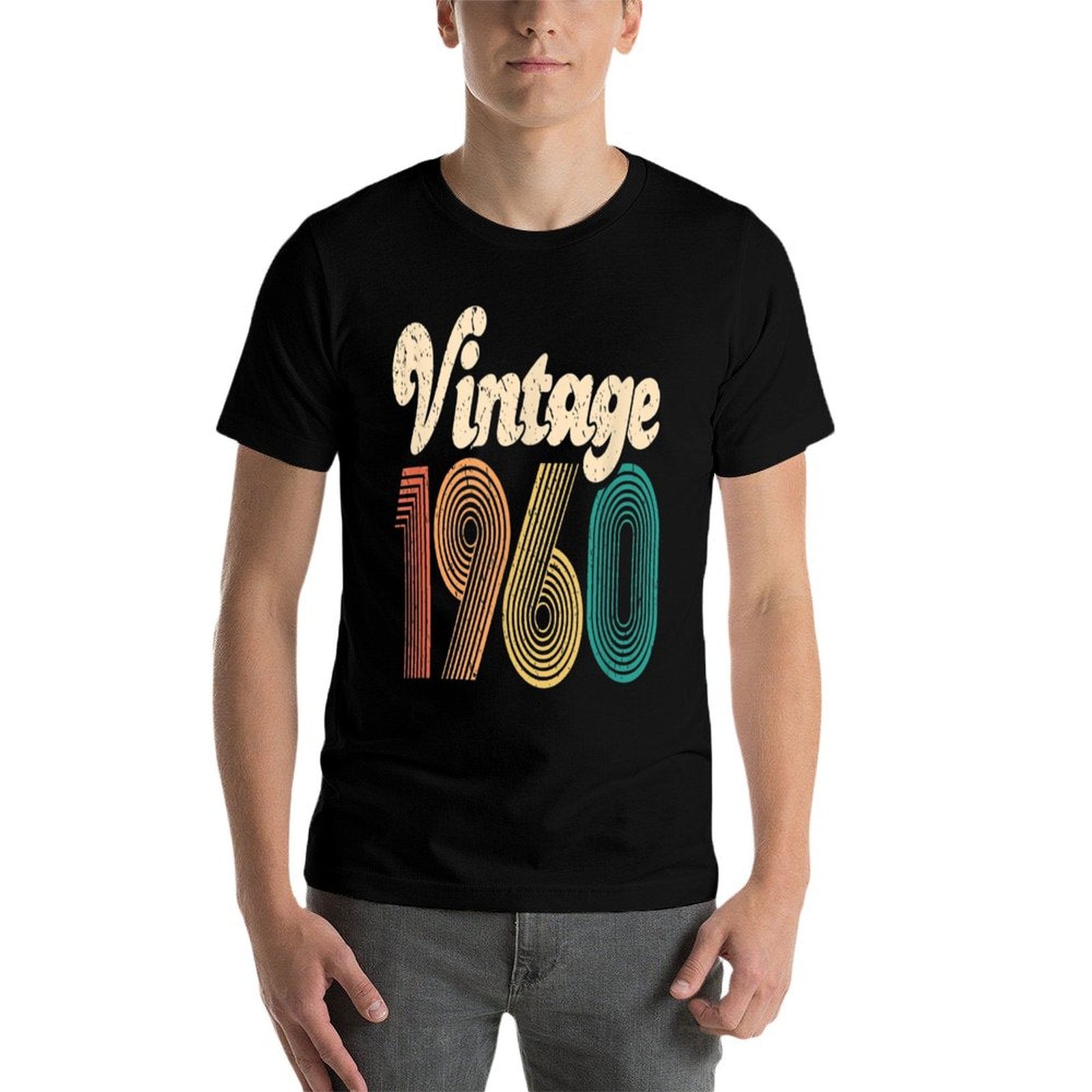 60th Birthday Gift - Vintage 1960 - Retro Bday 60 Years Old  Lightweight T-Shirt