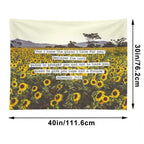 Jeremiah Sunflowers Tapestry