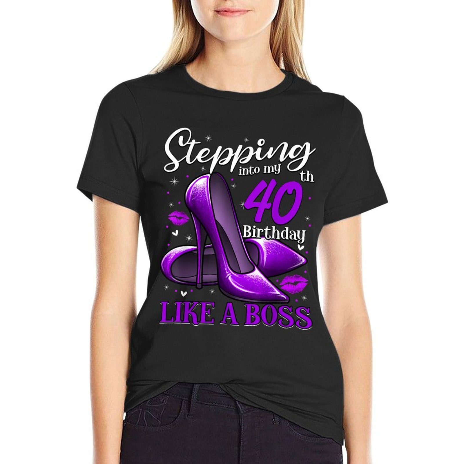 40 And Fabulous High Heels Stepping Into My 40th Birthday  Odor-resistant T-Shirt