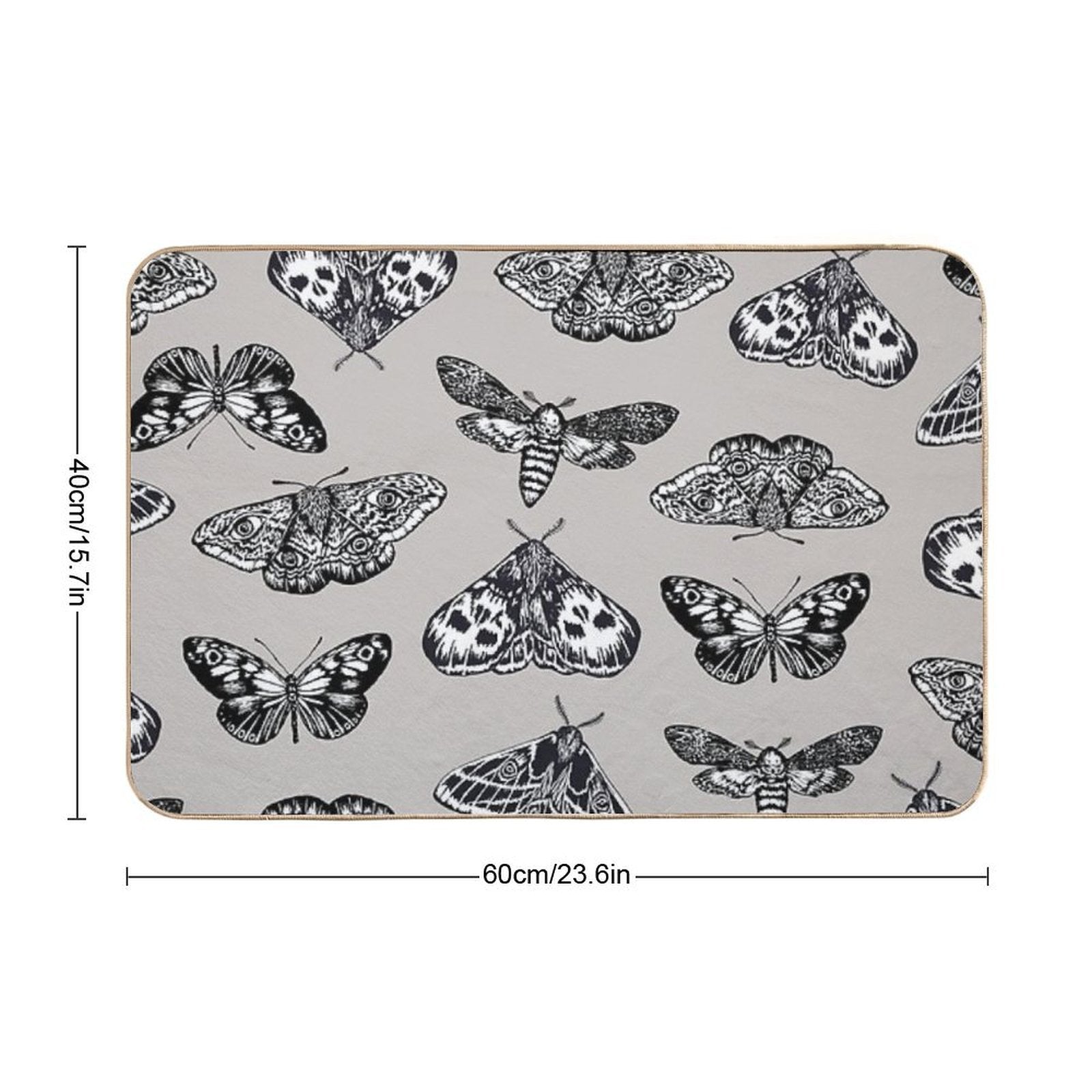 Winged Frenzy  Multi-Purpose Bath Mat