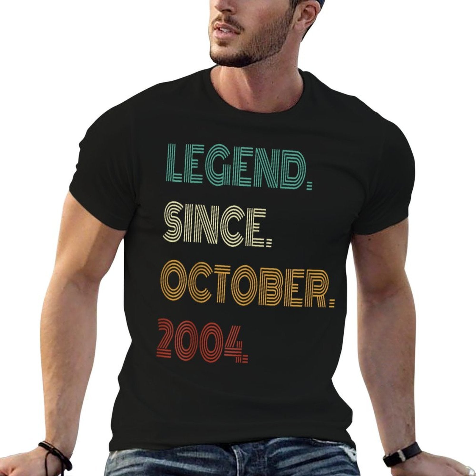 21 Years Old Legend Since October 2004 21st Birthday  Quick-drying T-Shirt
