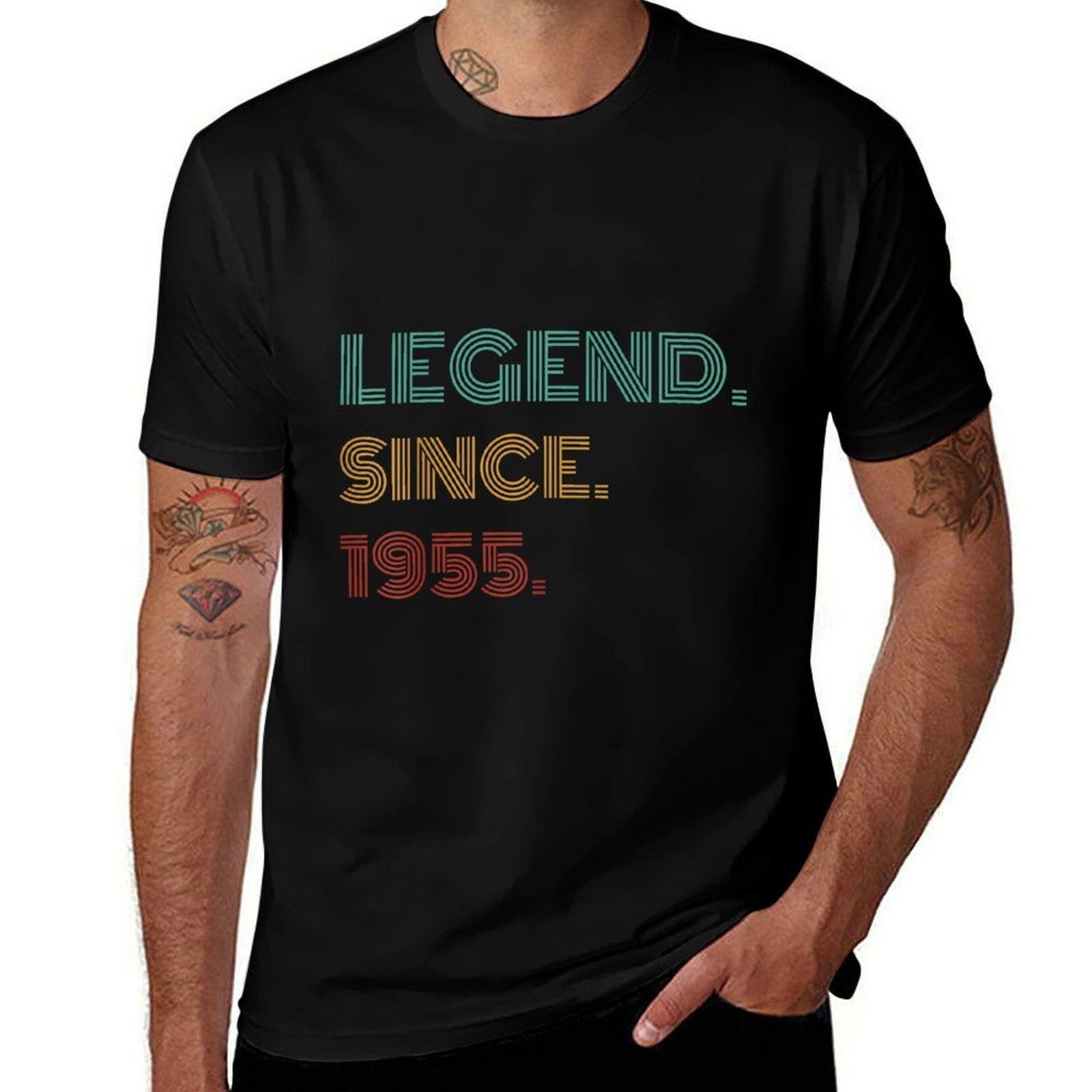 70 Years Old Legend Since 1955 70th Birthday  Stretchy T-Shirt