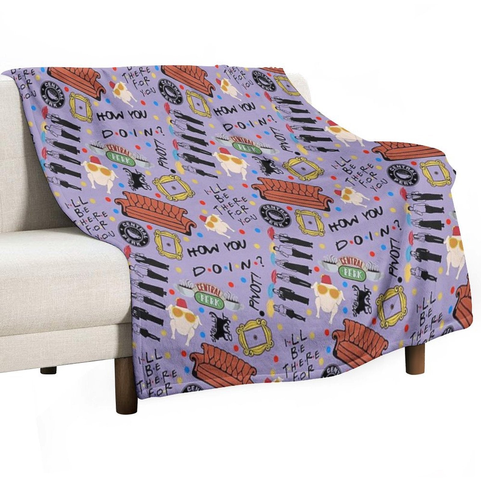 Best of Friends Travel-friendly Throw Blanket