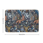 Whimsical Gothic Pattern  Easy Maintenance Bath Mat