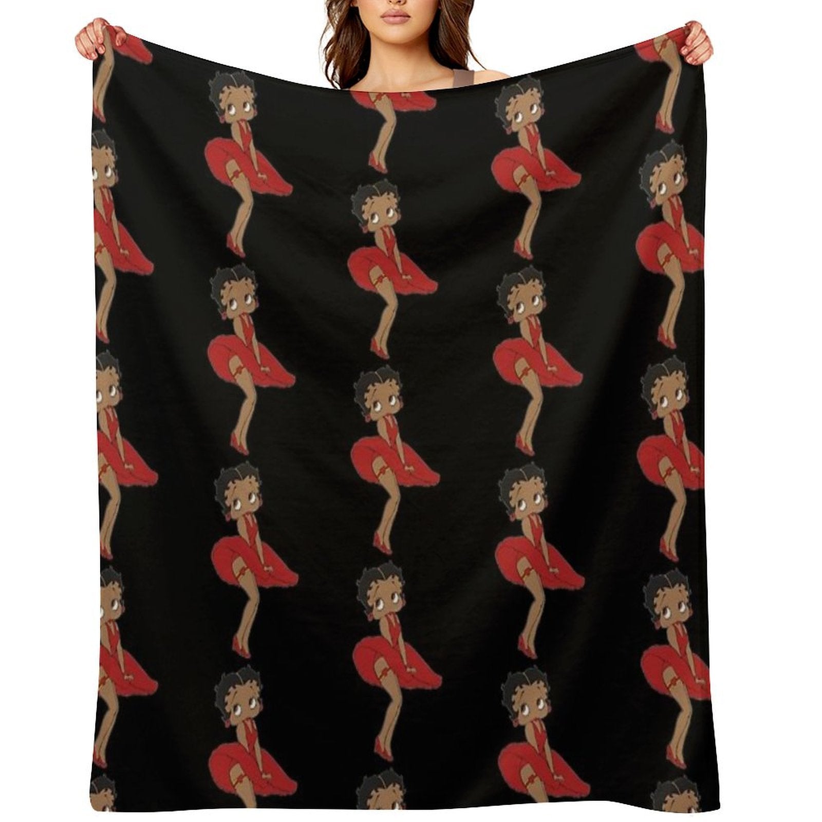 Betty Boop Comfort Throw Blanket