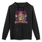 Gulf of Mexico with A Cute Mexican Cool Taco Illustration Layering Staple Hoodie