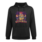 Gulf of Mexico with A Cute Mexican Cool Taco Illustration Layering Staple Hoodie