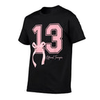 13 Year Old Pink Coquette Bow Officialnager 13th Bday Comfortable T-Shirt