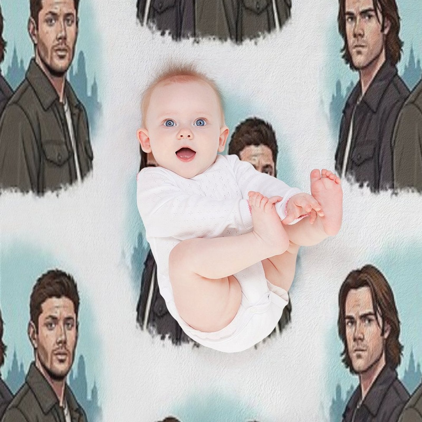 Supernatural - Brothers Compact Throw Blanket