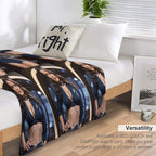 Salma Hayek Art Durable Throw Blanket