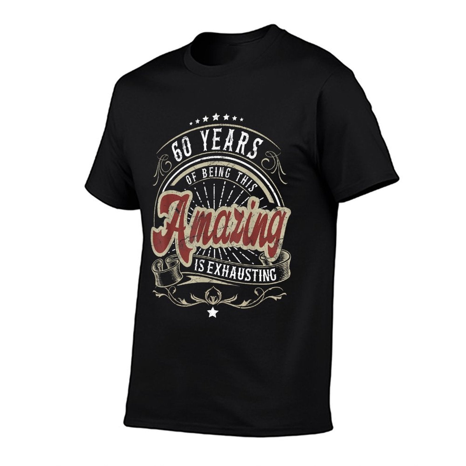 Amazing 60th Birthday Decorations Funny 60th Birthday Gifts  Stretchy T-Shirt