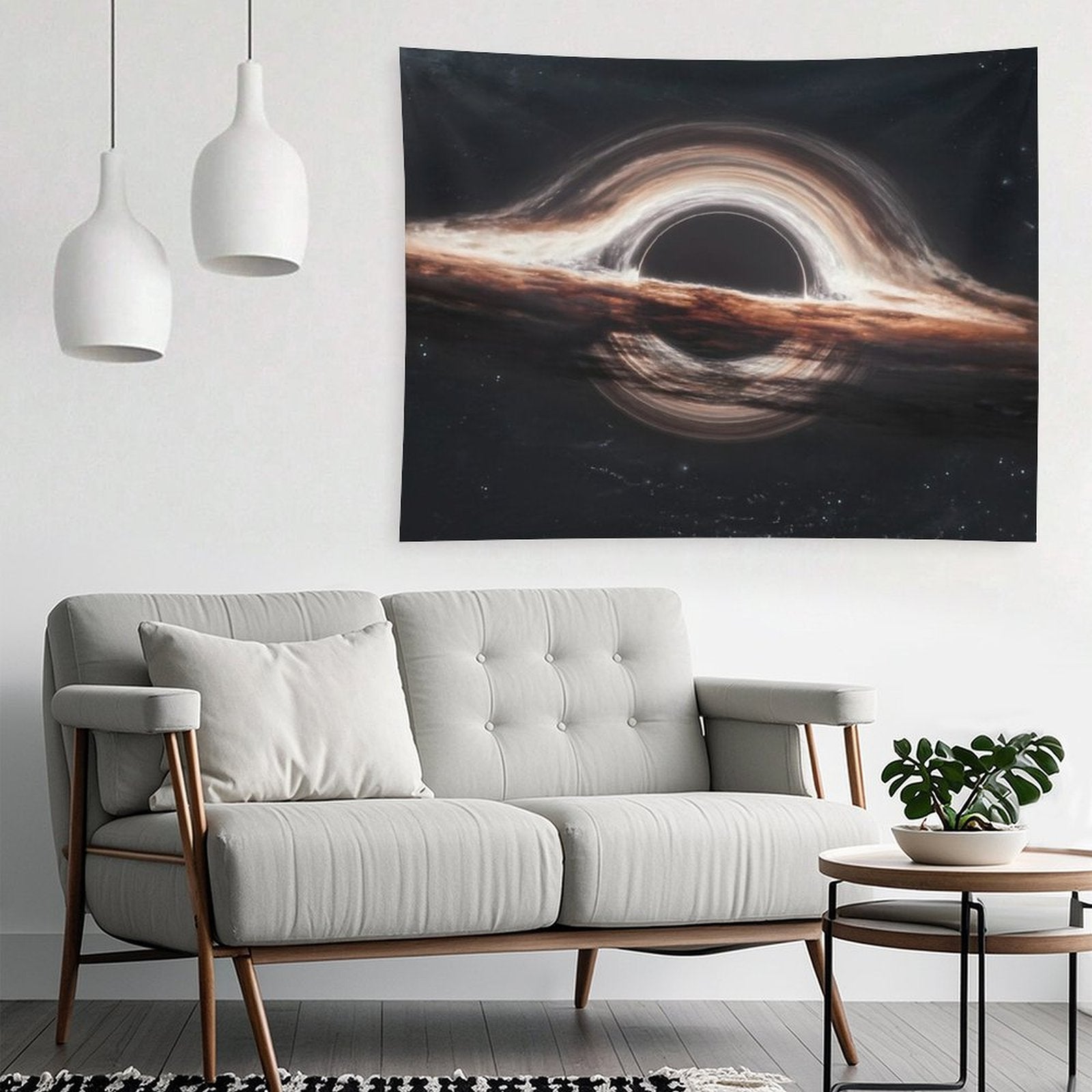 Gargantua Event Horizon Tapestry