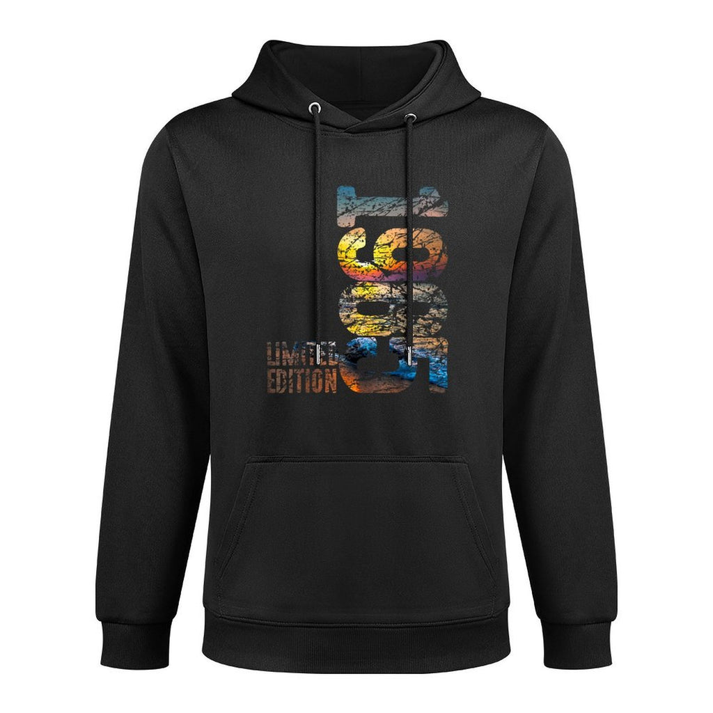 40th Birthday Man Woman 40 Years 1985 Decorative Funny Gift Moisture-Wicking Hoodie