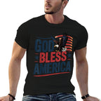 God Bless America Eagle American Patriotic 4th of July  Classic T-Shirt