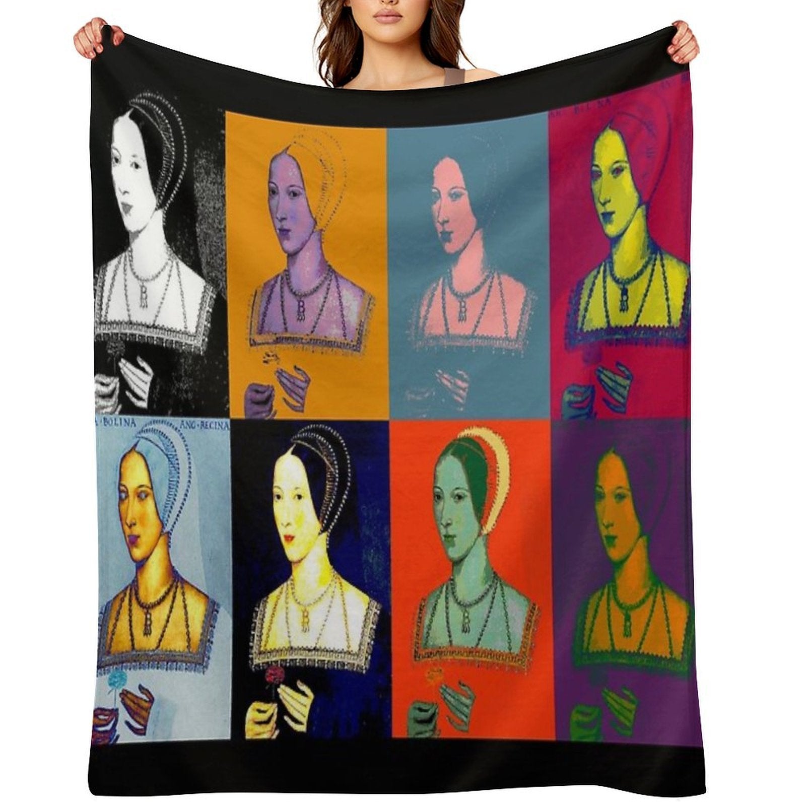 Anne Boleyn Pop Collection - Landscape Multi-functional Throw Blanket