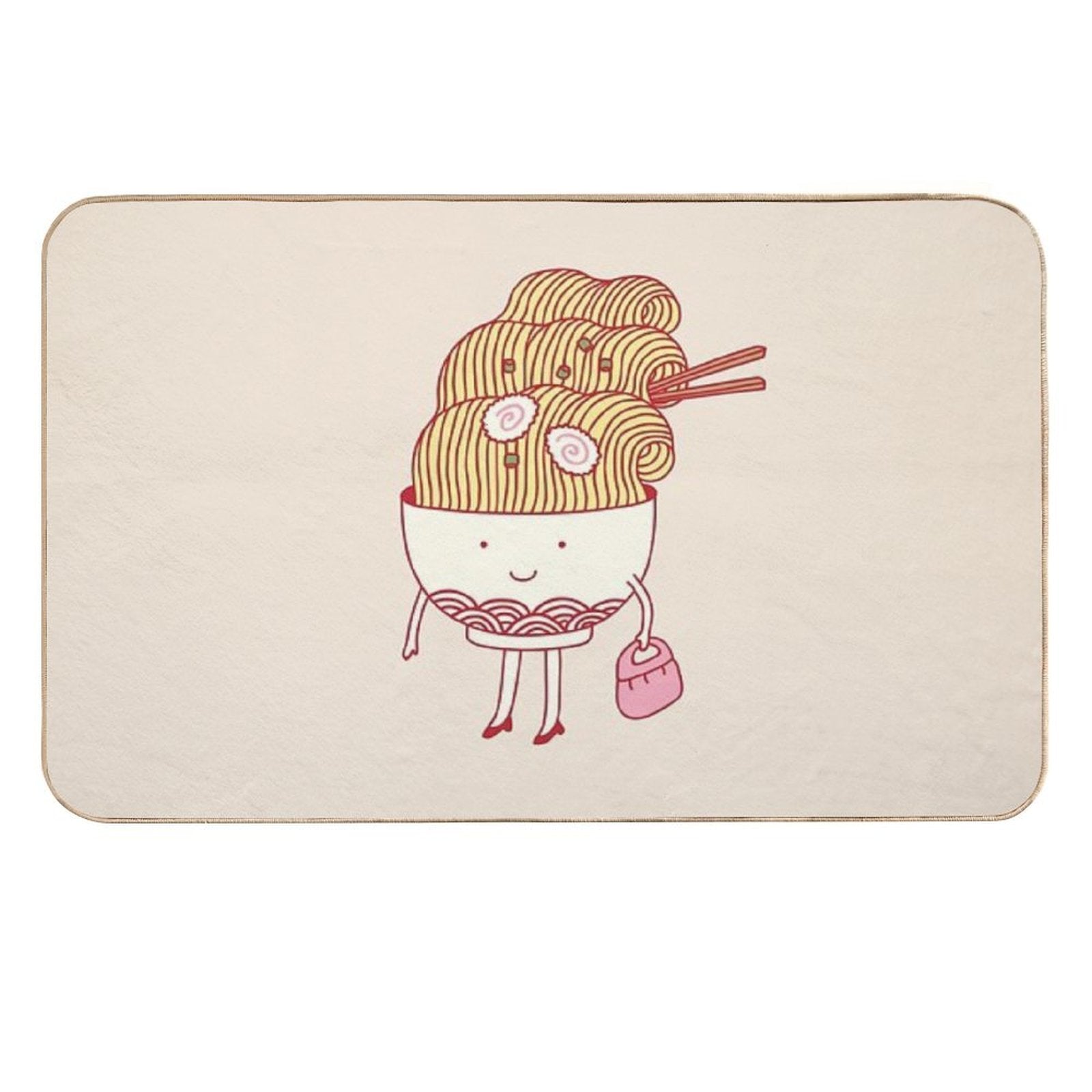 Ra(wo)men  Odorless Bath Mat