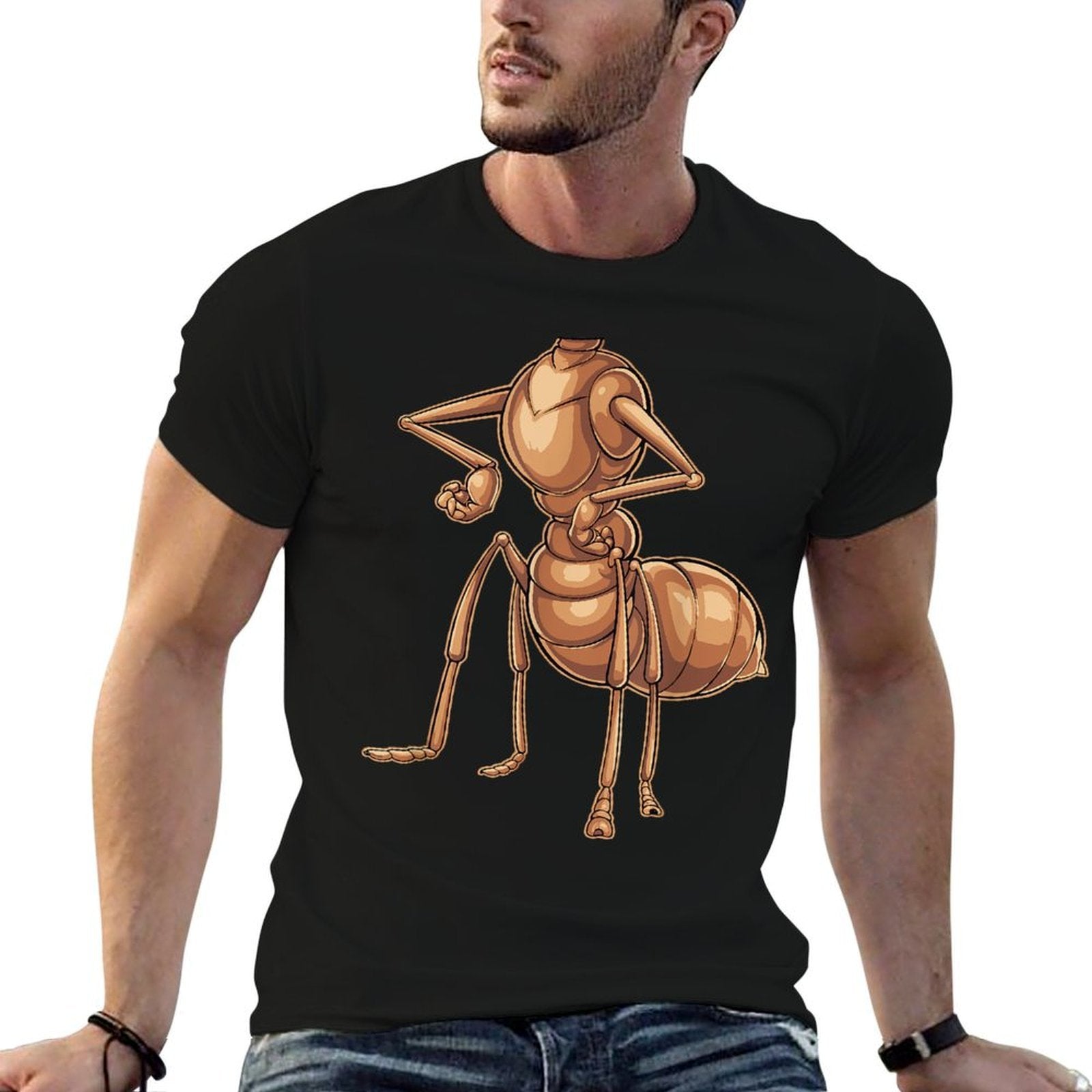 Ant Adult Kids Men Women Ant Costume  Easy-care T-Shirt