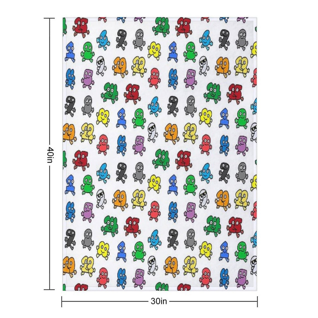 All Algebralien Pack BFDI Anti-pilling Throw Blanket