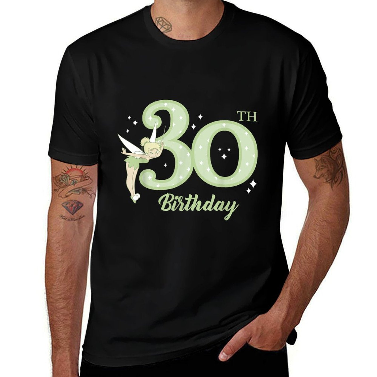 Disney Peter Pan 30th Birthday Tinkerbell Portrait  Moisture-wicking T-Shirt