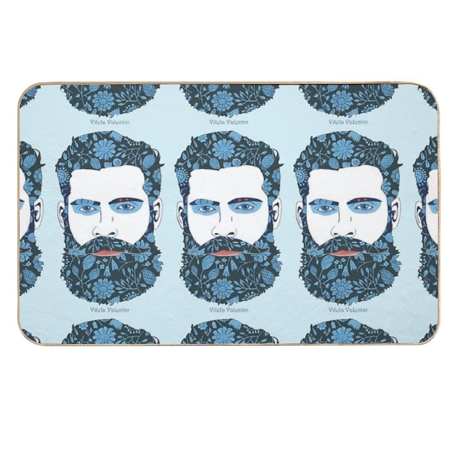 Beard Power  Repositionable Bath Mat