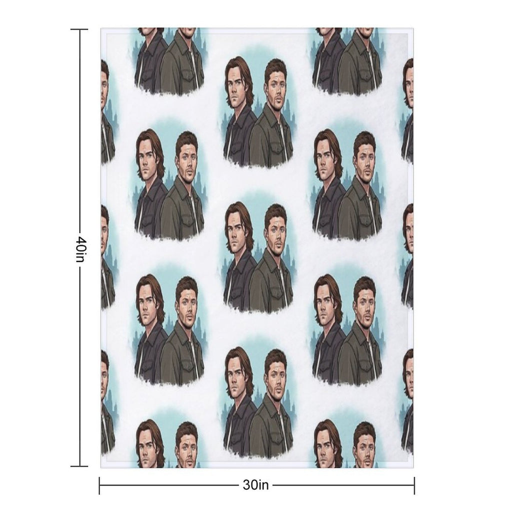 Supernatural - Brothers Compact Throw Blanket
