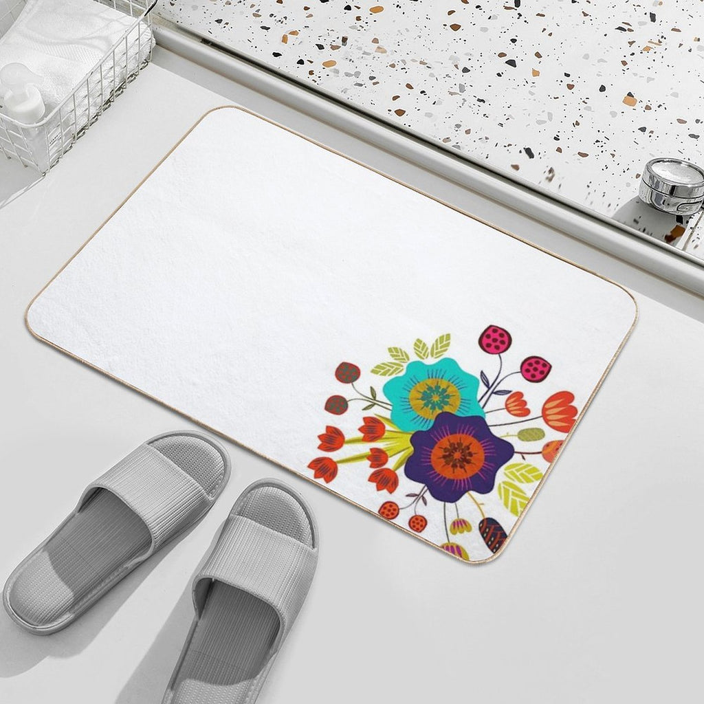 Magical Night Garden  Stain-Proof Bath Mat