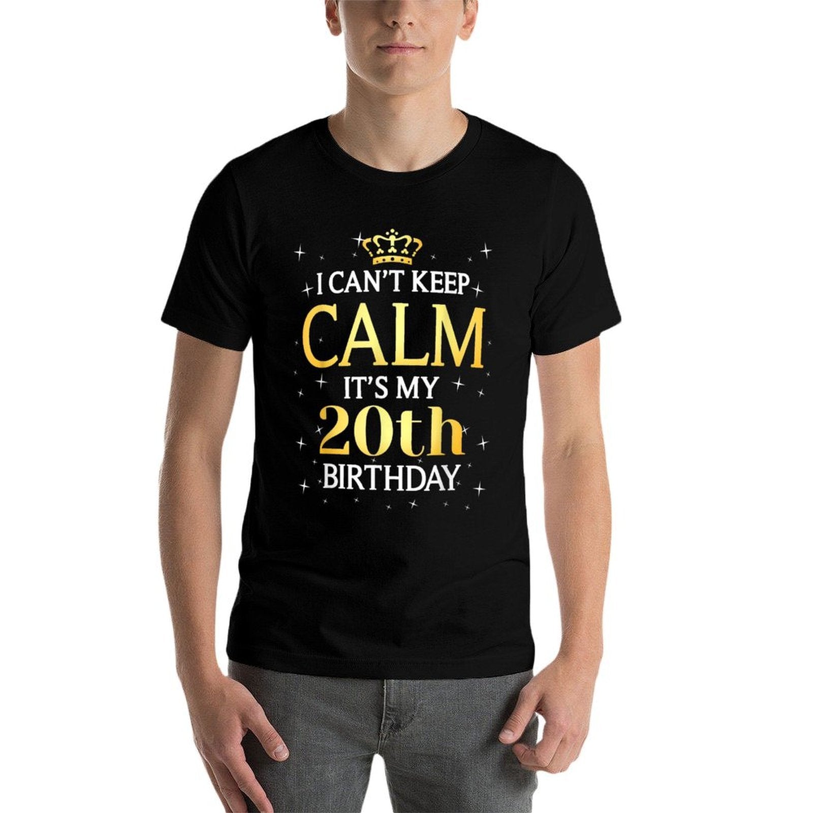 20 Year Old Men Women Birthday Gift It's My 20th Birthday  Trendy Pattern T-Shirt