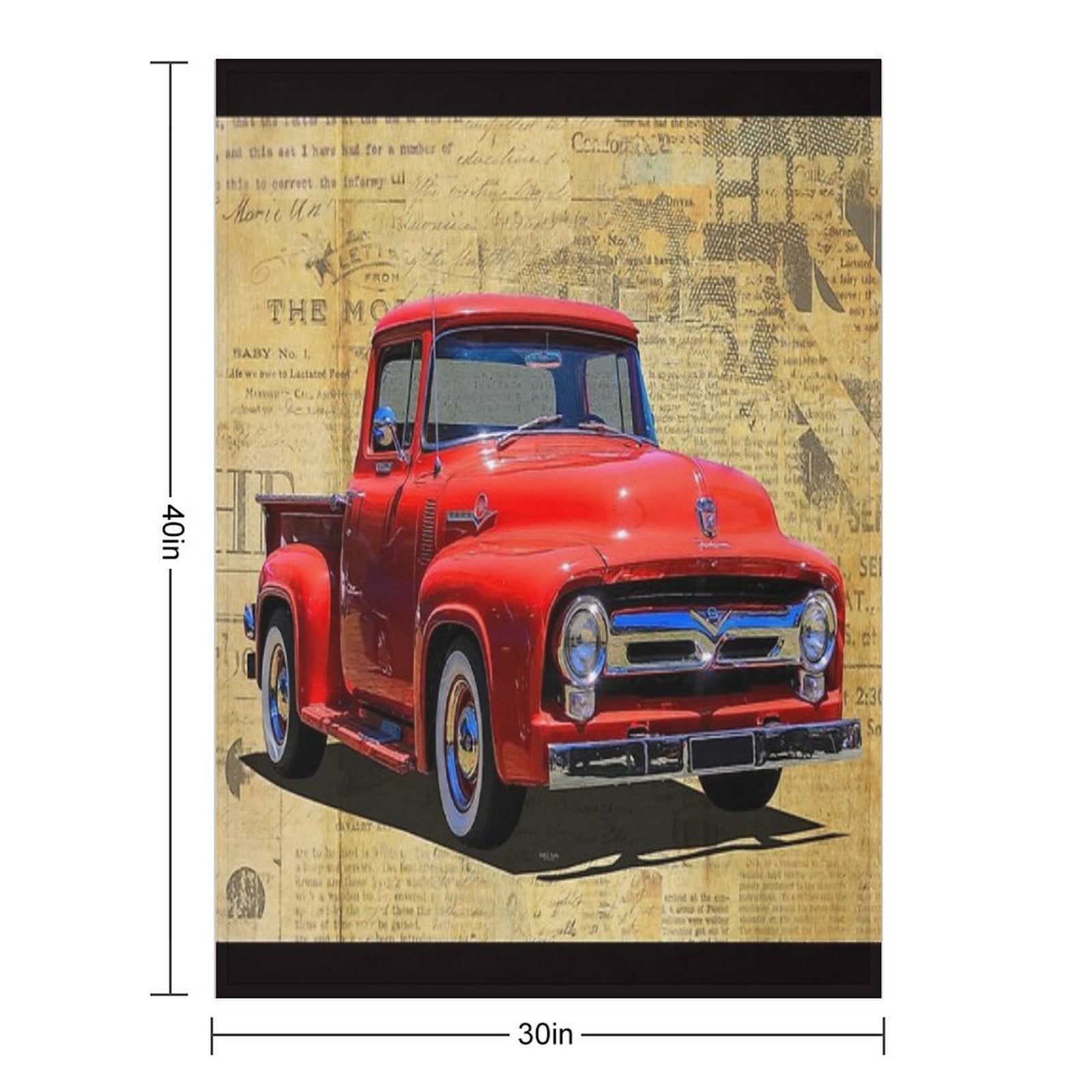 56 Pickup Machine-washable Throw Blanket