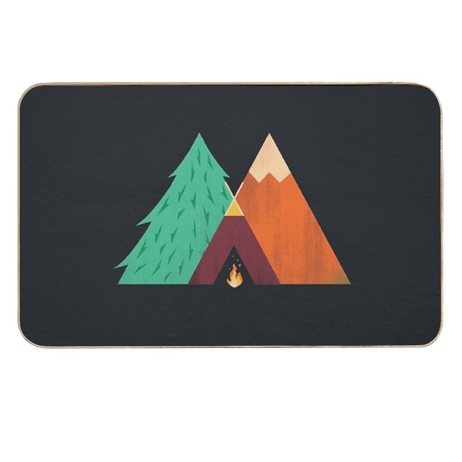 Camping Adventure  Absorbent Bath Mat