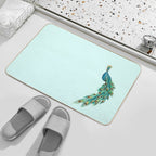 Peacock  Fade-Resistant Bath Mat