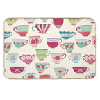 China Teacups  Repositionable Bath Mat