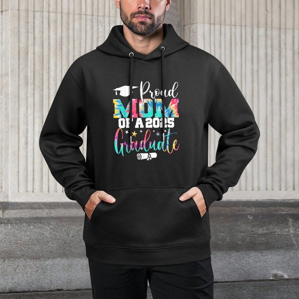 Proud Mom of A 2025 Graduate Class Senior Graduation Mother Machine Washable Hoodie