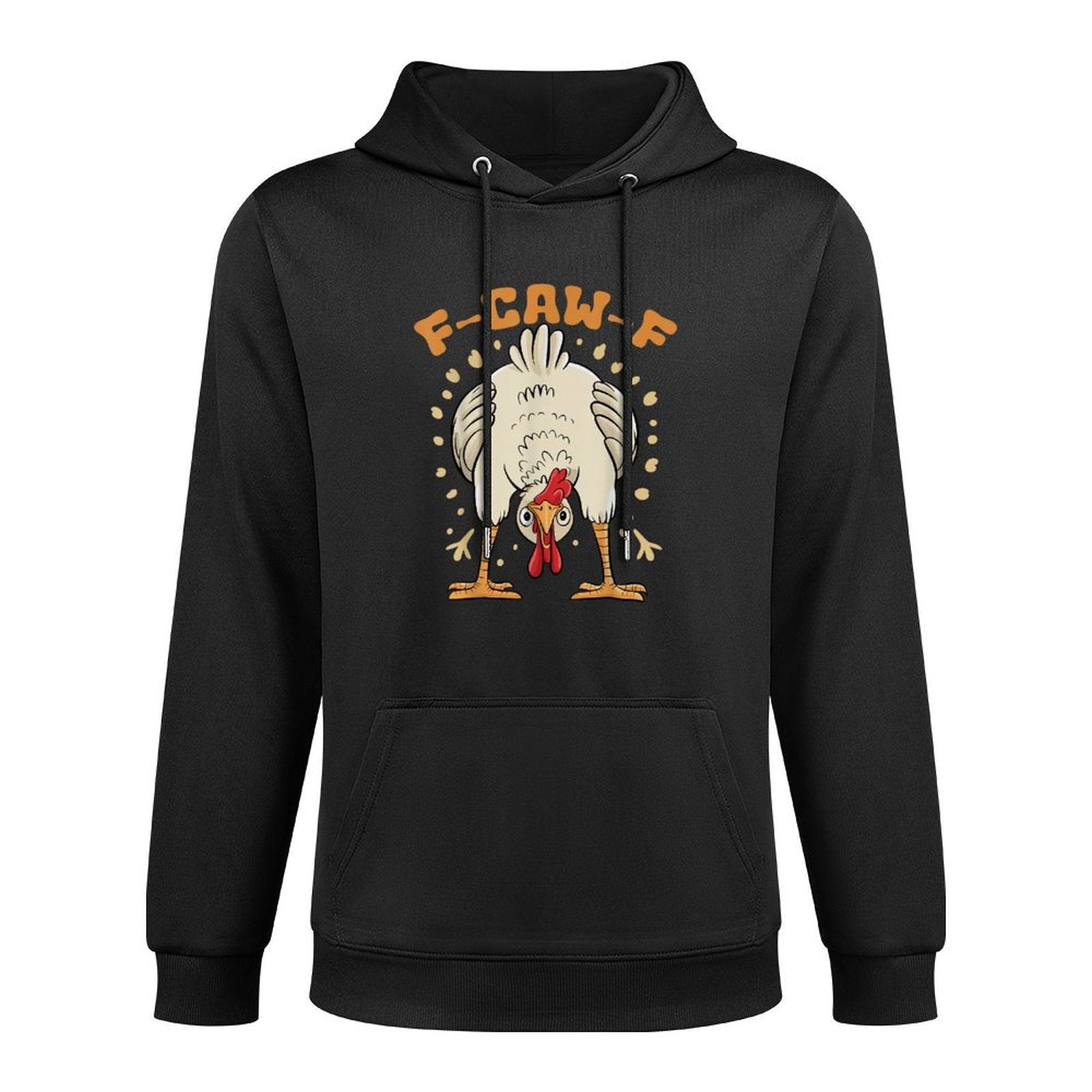 Funny F-Caw-F Chicken FCAWF Chicken Medium-Weight Fabric Hoodie