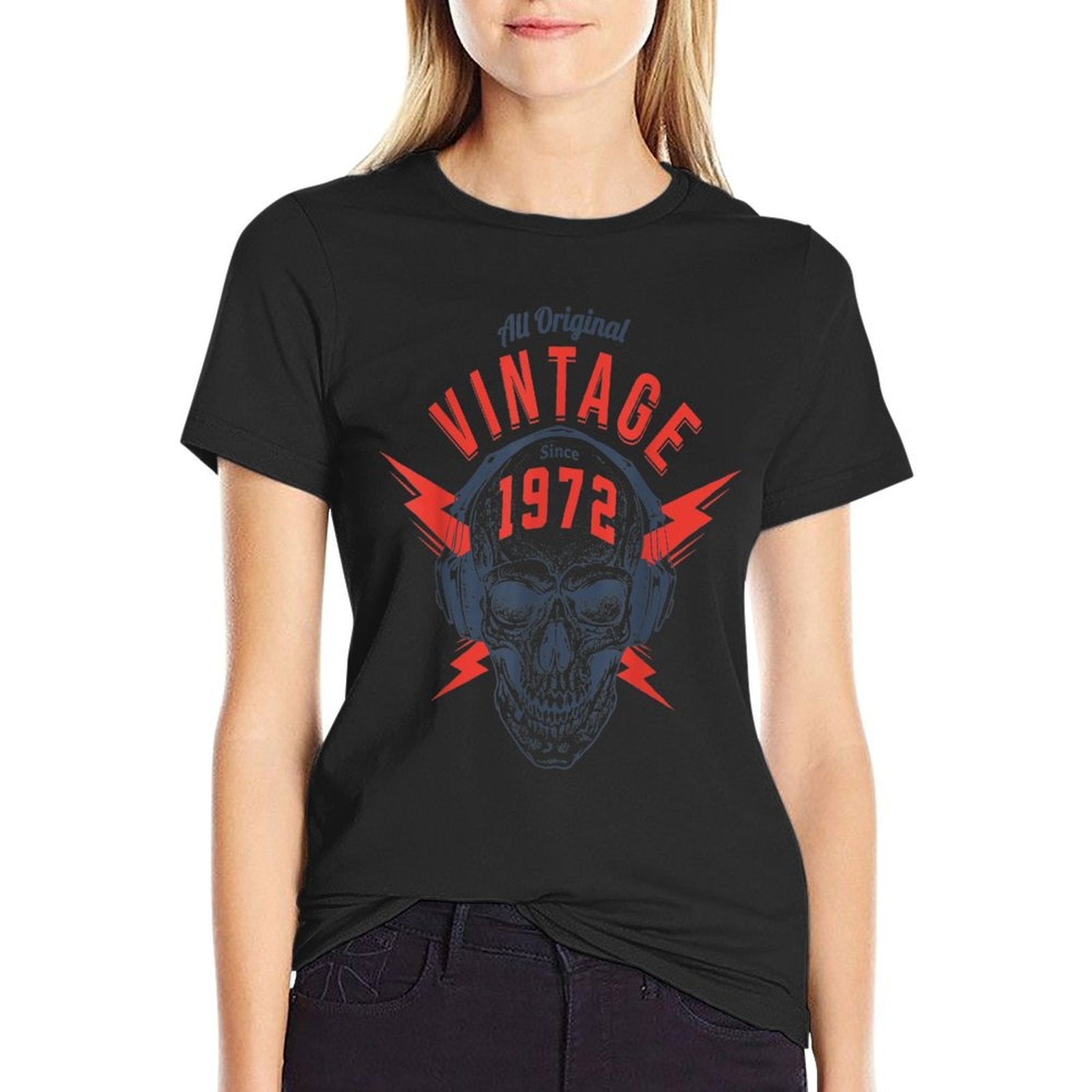 50 Years Old Vintage 1972 All Original 50th Birthday  Tagless Design T-Shirt