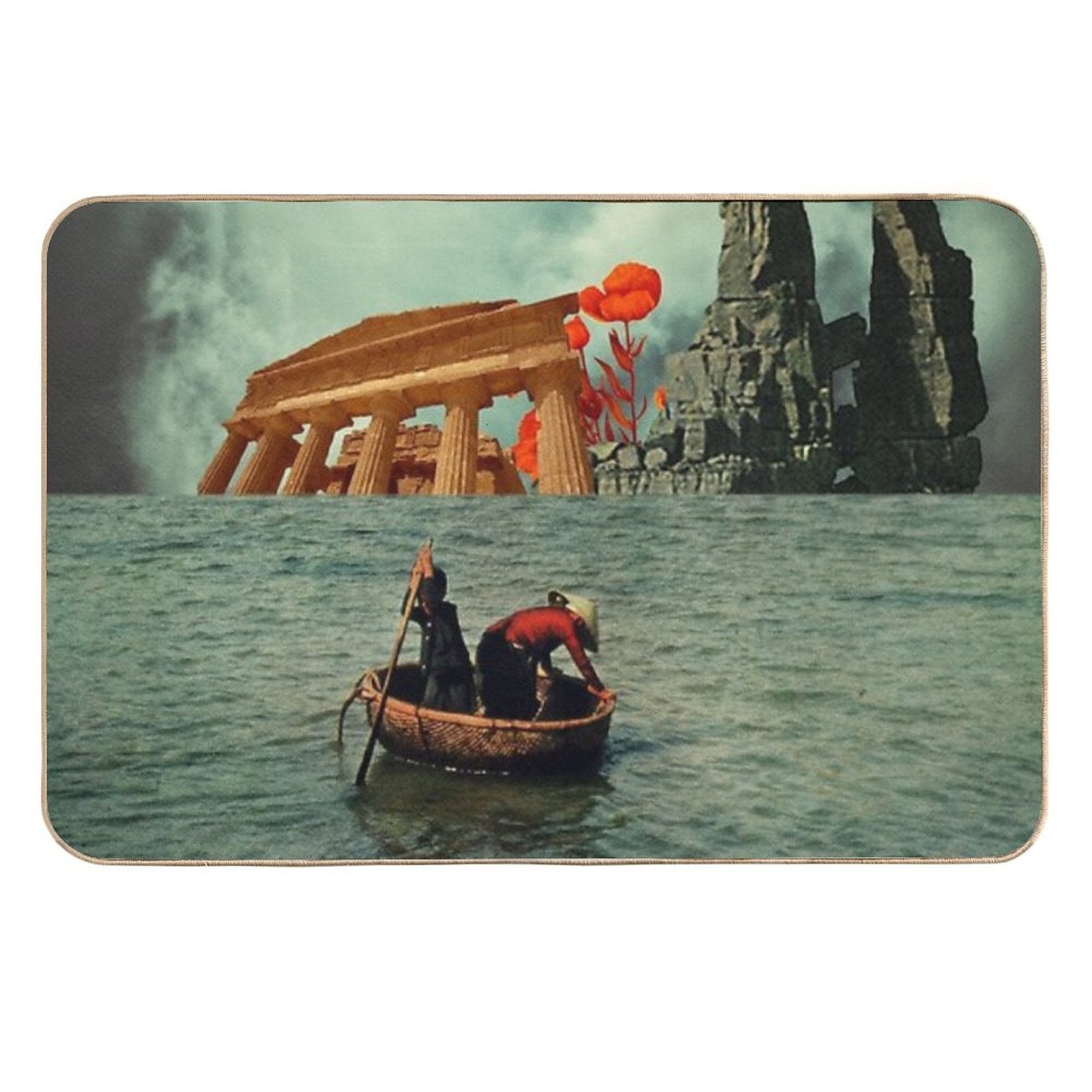 We Are All Fishermen  Odorless Bath Mat