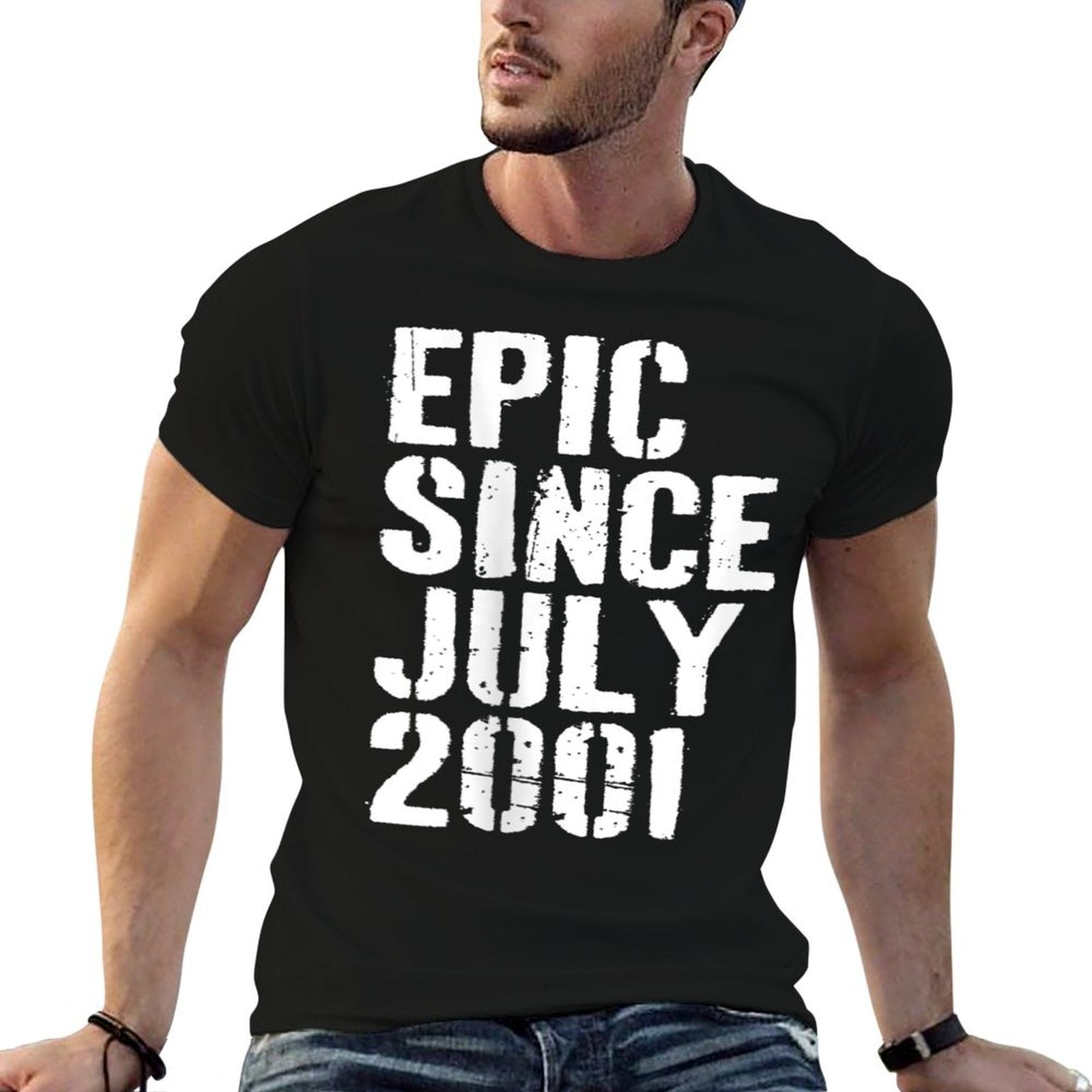Awesome Since July 2001 23rd Birthday Retro  Lightweight T-Shirt