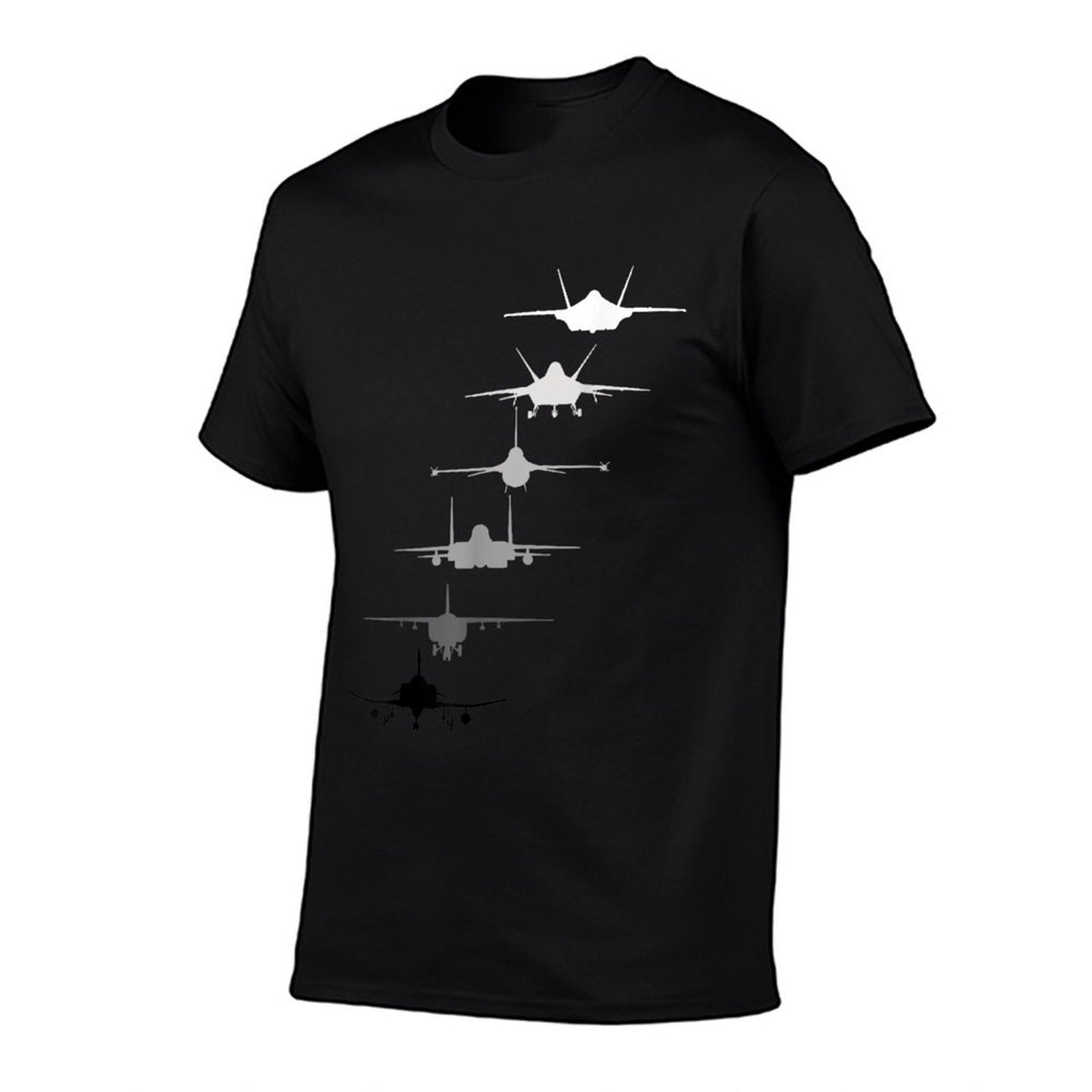 Air Force Fighter Jets F-4 F-111 F-15 F-16 F-22 F-35  Versatile T-Shirt