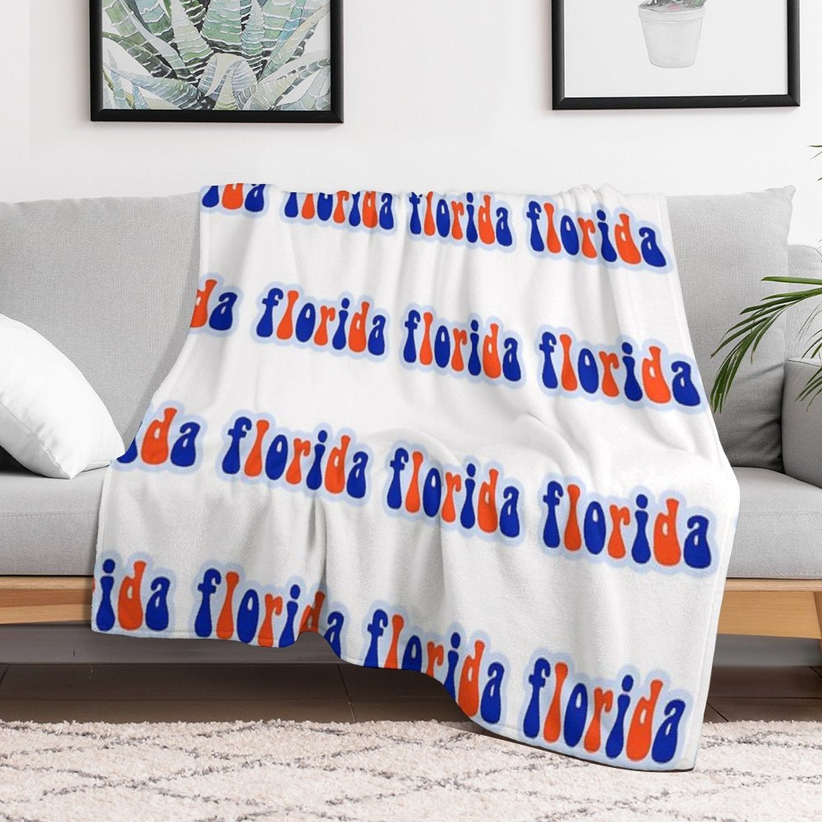 Florida Anti-pilling Throw Blanket