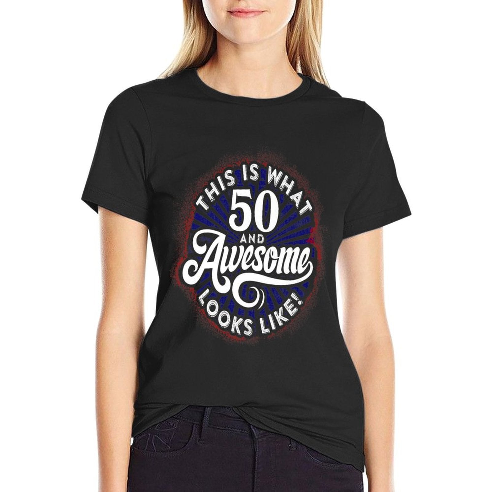 50th Birthday, This Is What 50 And Awesome Looks Like 1971 Premium  Durable T-Shirt