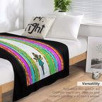 Rainbow Queen Versatility Throw Blanket