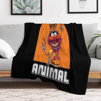 Muppets - Animal (Let's Rock!) Sustainable Throw Blanket