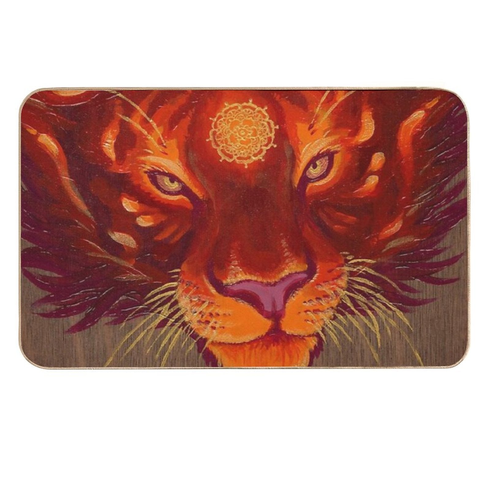 Fire Tiger  Anti-Trip Bath Mat