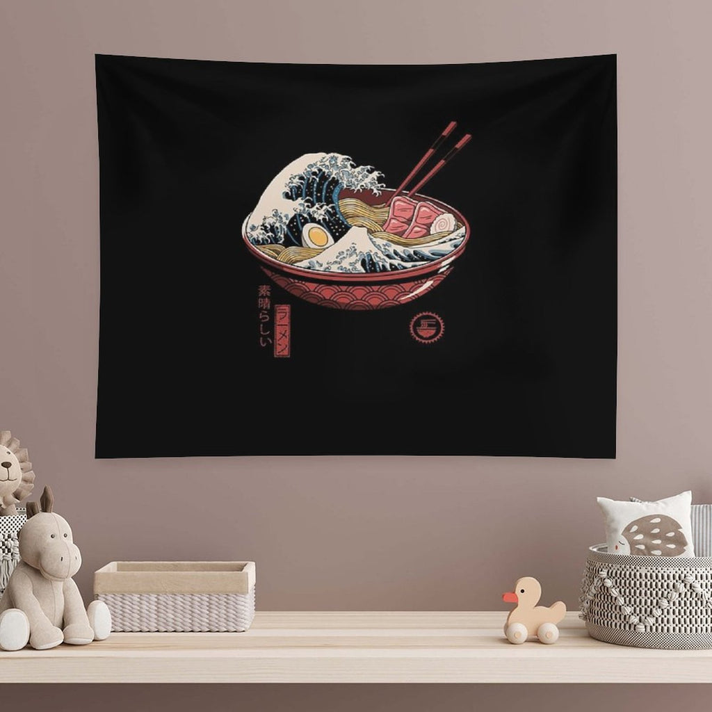 Great Ramen Wave Tapestry