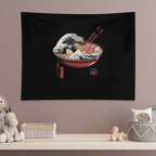 Great Ramen Wave Tapestry